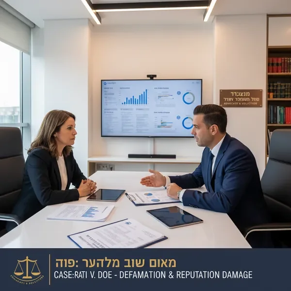 עורך דין לשון הרע והוצאת דיבה בייעוץ משפטי