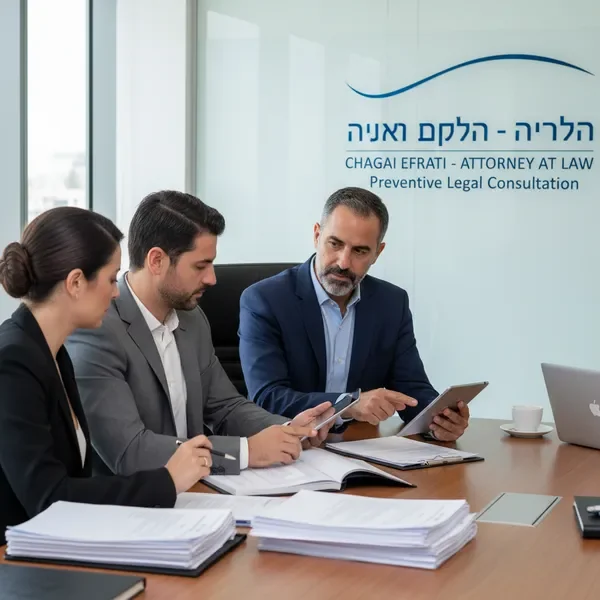 עורך דין מספק ייעוץ משפטי מונע